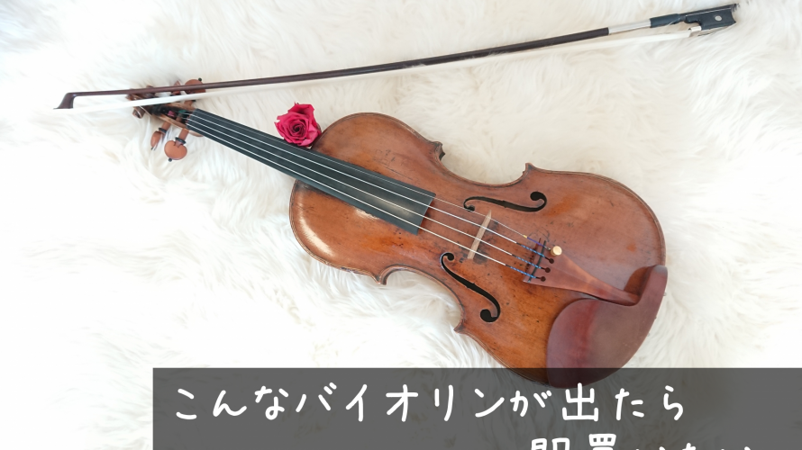 こんなバイオリンが出たら即買いたい